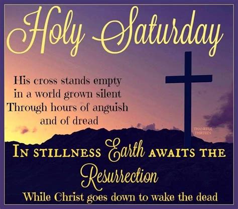 what is saturday after good friday called